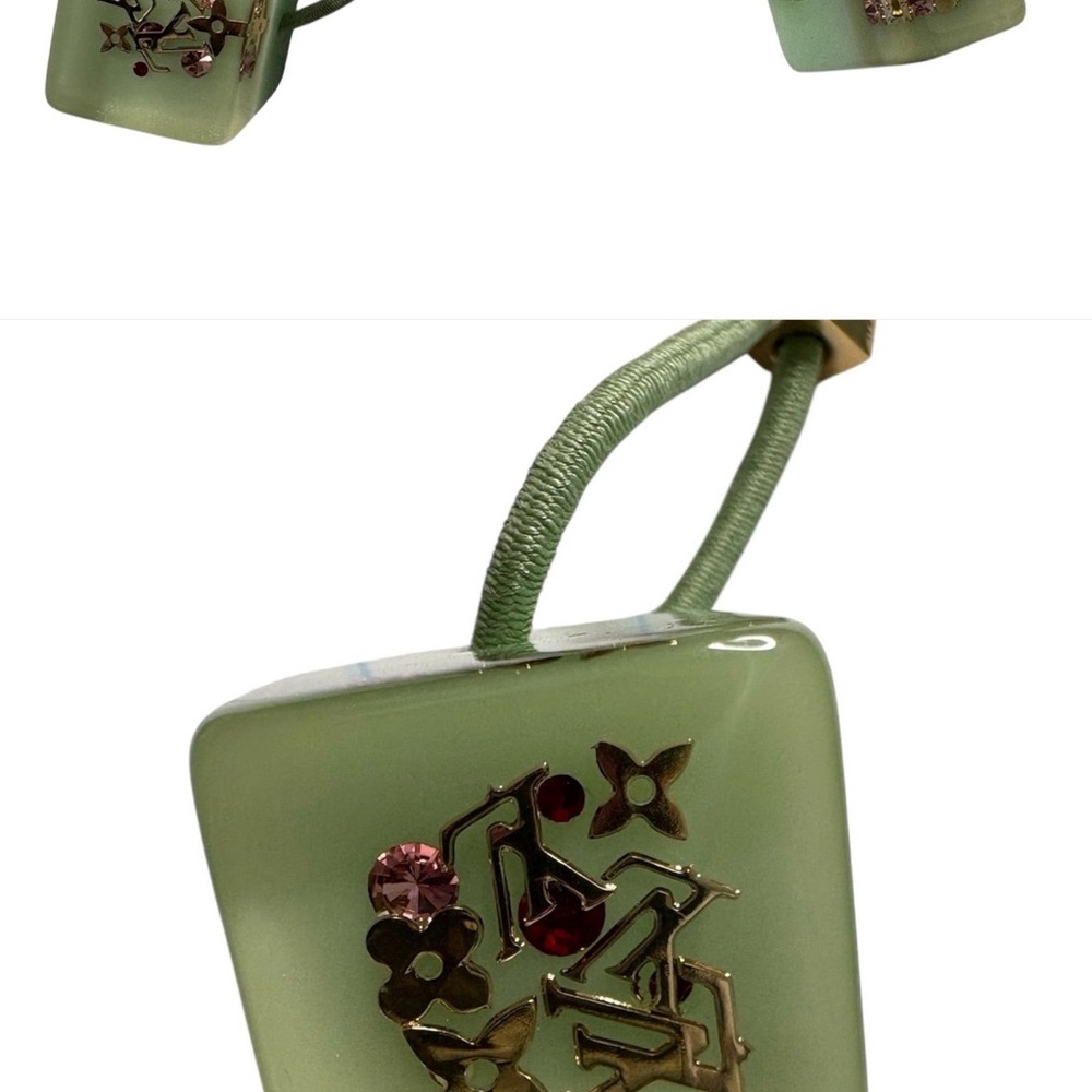 LV Louis Vuitton Elegant Green Designer Women's hair tie